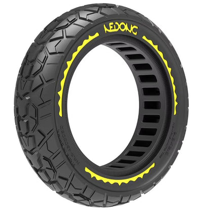 9.5 Inch Electrical Scooter Pneumatic Free Tires 9.5 x 2.50 Off-Road Skeleton Solid Tire, Black, Red, Blue, Yellow