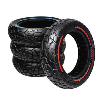 9.5 Inch Electrical Scooter Pneumatic Free Tires 9.5 x 2.50 Off-Road Skeleton Solid Tire, Black, Red, Blue, Yellow