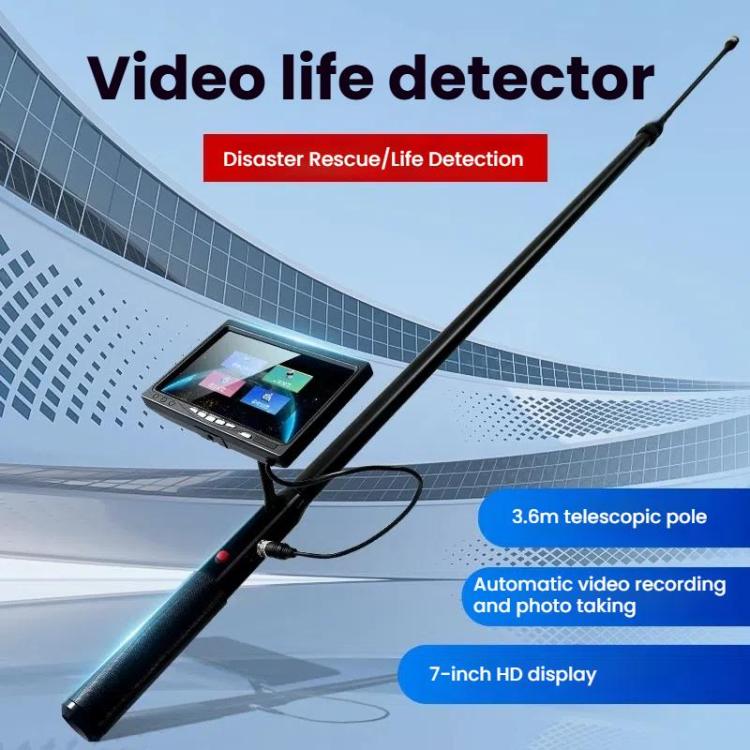 Détecteur de vie à caméra 360 degrés, miroir d'inspection vidéo intelligent HD infrarouge Snake Eyes pour sauvetage en cas de tremblement de terre et d'incendie dans les mines de charbon, prise US, KZX-V6D avec vidéo, KZX-V6S sans vidéo