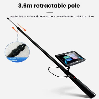 Life Detector Earthquake Coal Mine Fire Rescue Snake Eyes Infrared HD Intelligent Video Inspection Mirror, US Plug, KZX-V6D With Video