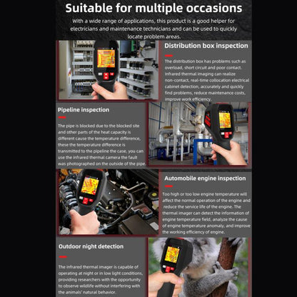 Handheld Infrared Thermal Imager Power Non-Contact Thermometer, HX3