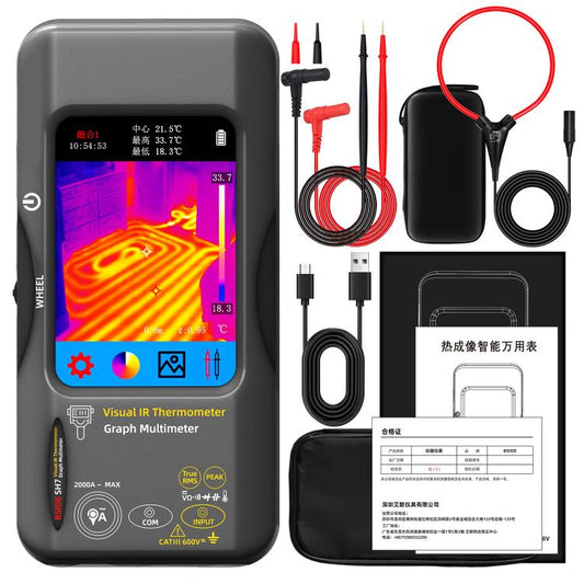 Thermal Imager Multimeter Handheld Touch Screen High Accuracy Thermometer, BSIDE SH7 Standard, BSIDE SH7 Standard+Flexible Coil, BSIDE SH7 Standard+Macro Lens, BSIDE SH7 Standard+Macro Lens+Flexible Coil