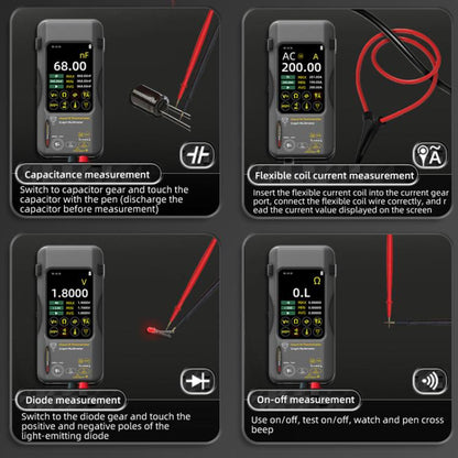 Thermal Imager Multimeter Handheld Touch Screen High Accuracy Thermometer, BSIDE SH7 Standard, BSIDE SH7 Standard+Flexible Coil, BSIDE SH7 Standard+Macro Lens, BSIDE SH7 Standard+Macro Lens+Flexible Coil
