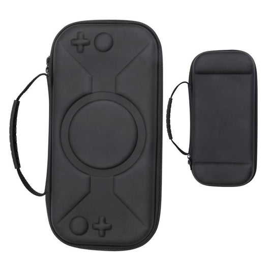 Do Nintendo Switch 2 Torba do przechowywania Przenośna torebka w kształcie litery O, O-Pattern PU Czarny, O-Pattern Tkanina Szara