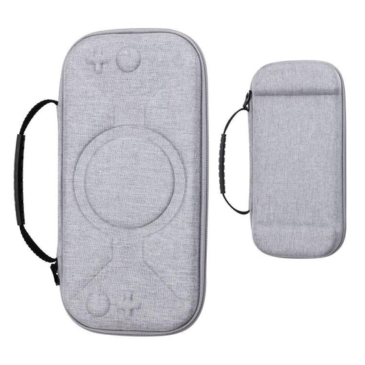 Pour Sac de Rangement Portable Nintendo Switch 2, Sac à Main Motif O, Tissu Motif O Gris, PU Motif O Noir