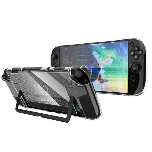 For Nintendo Switch 2 TPU+PC Split Transparent Case Cover Shockproof Shell, TPU+PC Diamond Split Case