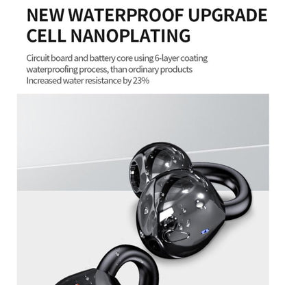 M300 Mini Invisible Clip-On Wireless Bluetooth Earbuds with Active Noise Reduction