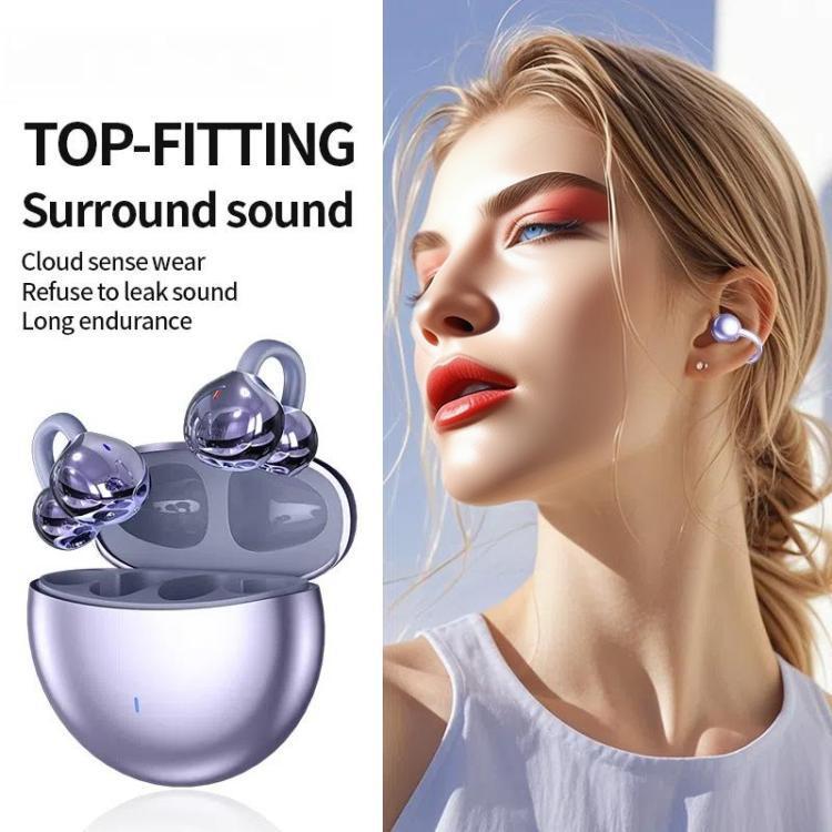 M300 Mini Invisible Clip-On Wireless Bluetooth Earbuds with Active Noise Reduction