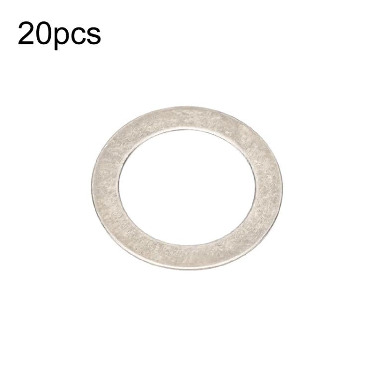 Rondelle en acier inoxydable ZTTO pour pédale de vélo, joint de protection de disque de VTT, 20 pièces