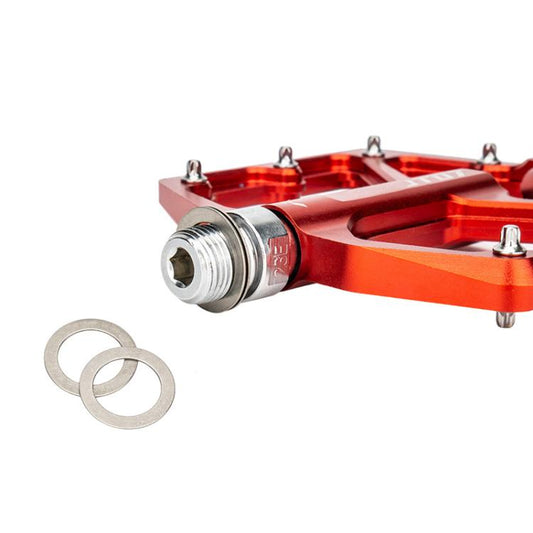 Arandela de acero inoxidable para pedales de bicicleta ZTTO, junta de protección para discos de bicicleta de montaña, 20 unidades