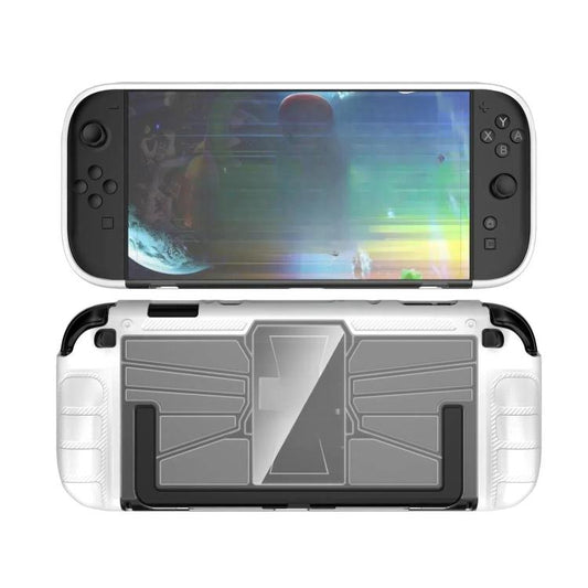 For Nintendo Switch 2 Game Console TPU + PC One-piece Case Shockproof Shell, TPU + PC One-piece Case Black, TPU + PC One-piece Case White