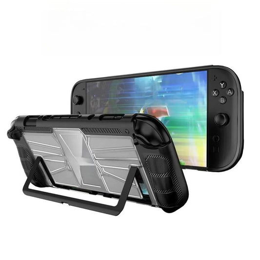 For Nintendo Switch 2 Game Console TPU + PC One-piece Case Shockproof Shell, TPU + PC One-piece Case Black, TPU + PC One-piece Case White