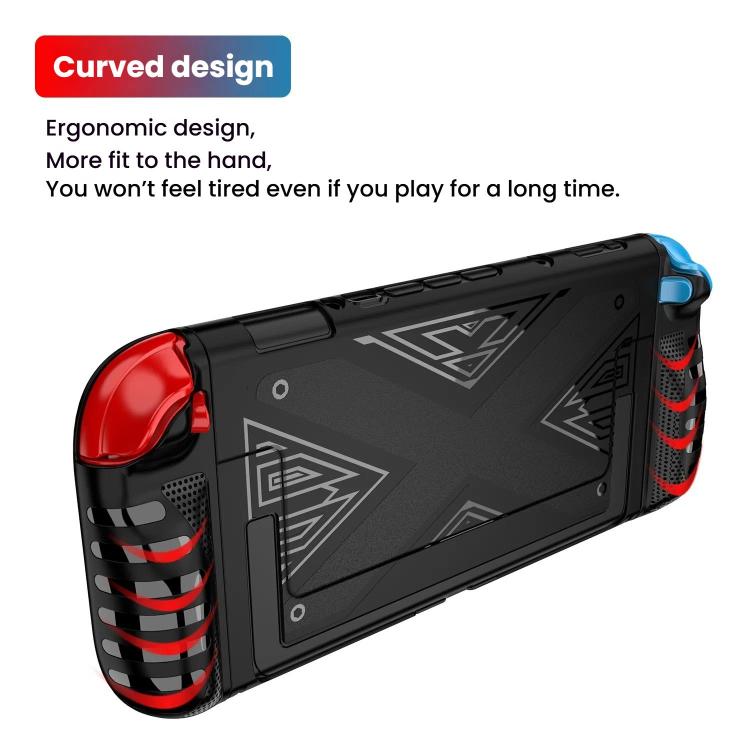Pour Nintendo Switch 2, étui de protection divisé en PC + TPU avec panneau, panneau en PC + TPU noir, panneau en PC + TPU blanc