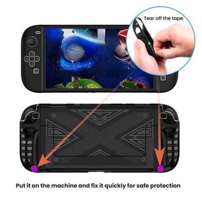 Pour Nintendo Switch 2, étui de protection divisé en PC + TPU avec panneau, panneau en PC + TPU noir, panneau en PC + TPU blanc
