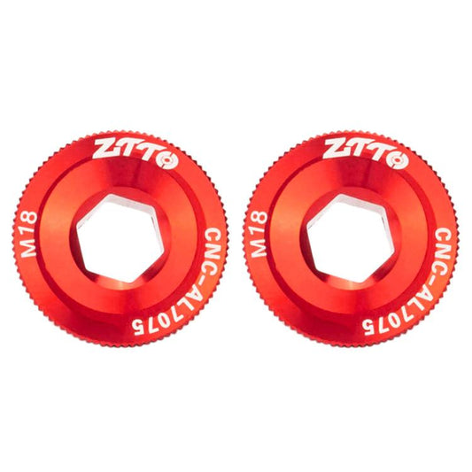 2 piezas ZTTO Tapa de biela de aleación de aluminio para bicicleta de montaña Tornillos de biela, M18 negro, M18 rojo, M18 azul, M19 negro, M19 rojo, M19 azul, M20 negro, M20 rojo, M20 azul