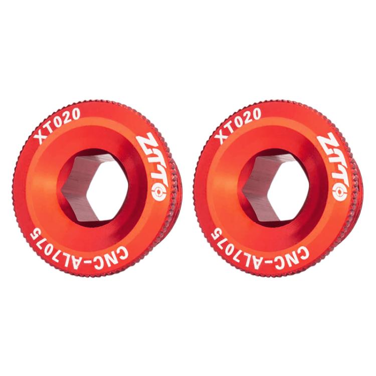 2pcs ZTTO Bicycle Aluminum Alloy Crank Cover Mountain Bike Crank Screws, M18 Black, M18 Red, M18 Blue, M19 Black, M19 Red, M19 Blue, M20 Black, M20 Red, M20 Blue