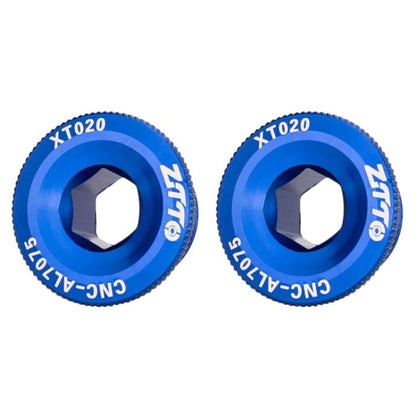 2pcs ZTTO Bicycle Aluminum Alloy Crank Cover Mountain Bike Crank Screws, M18 Black, M18 Red, M18 Blue, M19 Black, M19 Red, M19 Blue, M20 Black, M20 Red, M20 Blue