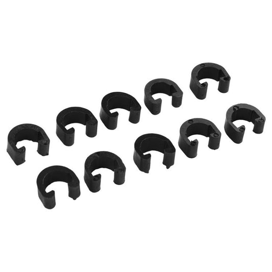 50 clips en C de plástico ZTTO para bicicleta, abrazaderas de freno y cable de cambio para bicicleta de montaña