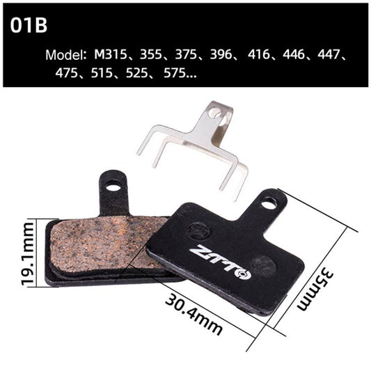 2 pares de pastillas de freno de disco para bicicleta ZTTO, pastillas de freno de resina semimetálica para bicicleta de montaña, MS-01B, MS-01D, MS-01E, MS-01F, MS-02A, MS-02B, MS-02D, MS-02F, MS-03F, MS-04B, MS-05B, MS-05C, MS-07B, MS-07C, MS-07C con orificio, MS-08A, MS-08B, MS-11A, MS-11C, MS-11D...