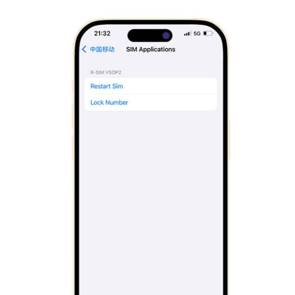 R-SIM VSOP 2 SIM Unlock Chip with SED/MEP Mode for iPhone 13-16 Dual SIM Models, VSOP 2
