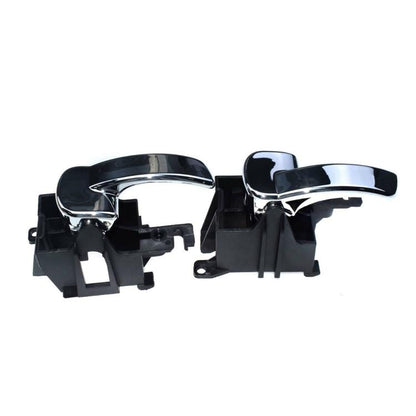 For Nissan Pathfinder Car Left and Right Chrome Interior Door Handles, Left 80671-4X02B, Right 80670-4X02B