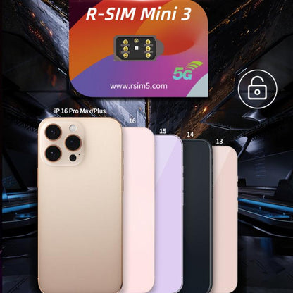 R-SIM Mini 3 SIM Unlock Chip For iPhone 13-16 Dual SIM Models