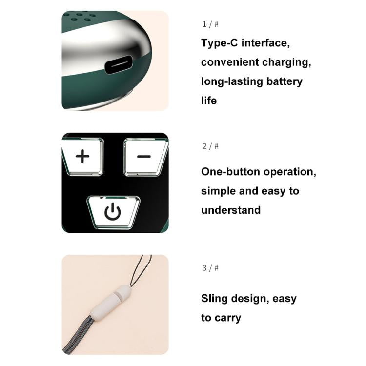 SM-1028 LCD Display CES Low-frequency Pulse Smart Handheld Music Sleep Instrument