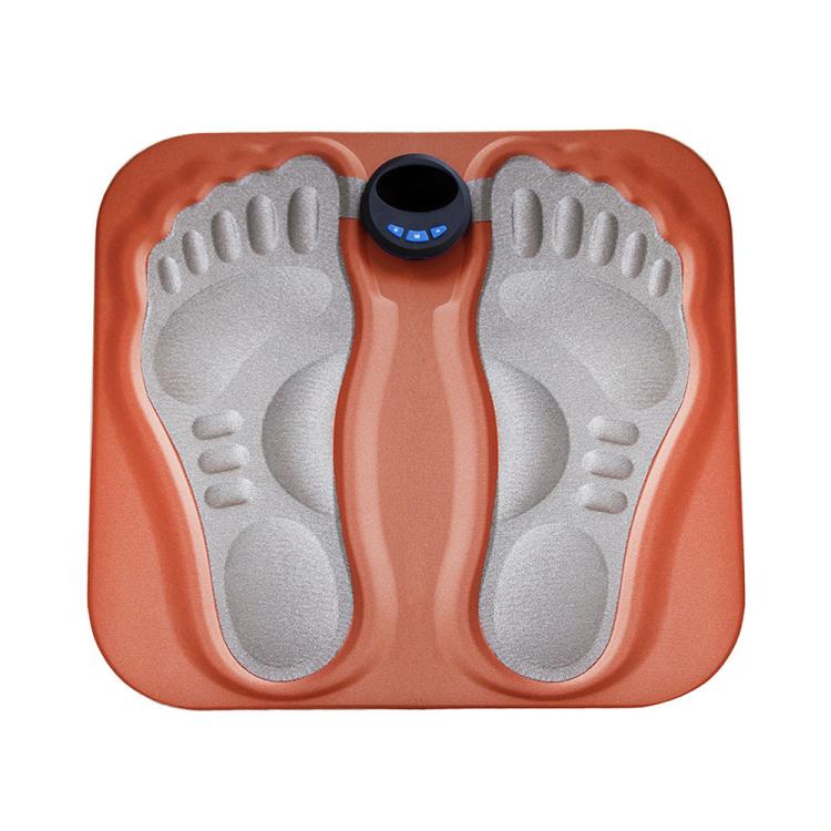 EMS Smart 6-mode 15-level 3D Foot Massage Pad Microcurrent Foot Massager, (Orange)