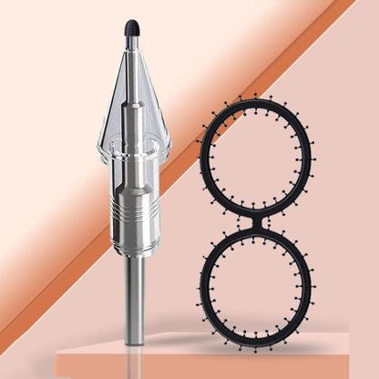 For Xiaomi Smart Pen 2nd Gen Replacement Tip Damped Needle-tip Pen Nib, With 1 Circle Pen Tip Cap White, With 1 Circle Pen Tip Cap Transparent, With 2 Circles Pen Tip Cap White, With 2 Circles Pen Tip Cap Transparent