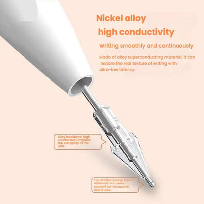 For Xiaomi Smart Pen 2nd Gen Replacement Tip Damped Needle-tip Pen Nib, With 1 Circle Pen Tip Cap White, With 1 Circle Pen Tip Cap Transparent, With 2 Circles Pen Tip Cap White, With 2 Circles Pen Tip Cap Transparent