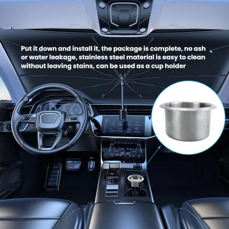 Car Yacht Stainless Steel Modified Cup Holder, A Type 201 Straight Edge 35MM, B Type 201 Curled Edge 35MM, B Type 201 Curled Edge 55MM