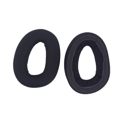For EPOS H3 / H3 Pro 1pair Headphones Ear Covers Earmuffs, Black Football Net, Velvet Stitching, Black Gel, Gray Gel