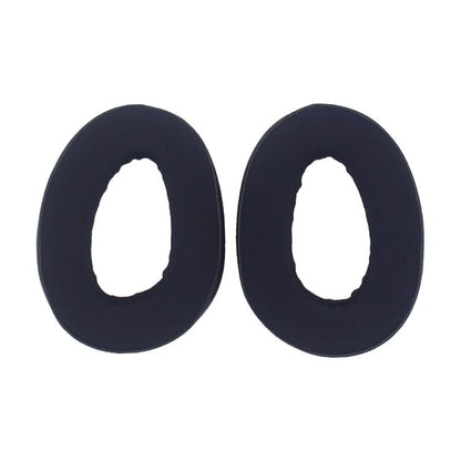 For EPOS H3 / H3 Pro 1pair Headphones Ear Covers Earmuffs, Black Football Net, Velvet Stitching, Black Gel, Gray Gel