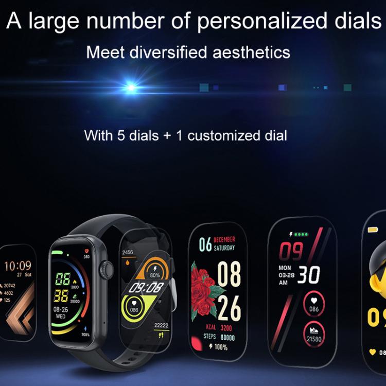 QS50 1.47inch TFT Screen Smart Wristband Support Bluetooth Calling / Oxygen Detection / Sleep Detection / Heart Rate Detection
