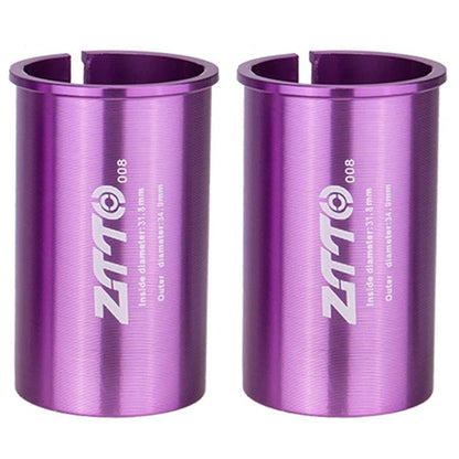 2pcs ZTTO Bicycle Seat Post Conversion Sleeve Reducer Cover, 25.4-27.2mm 001, 27.2-28.6mm 003, 27.2-30.4mm 004, 27.2-30.8mm 005, 27.2-31.6mm 006, 27.2-33.9mm 007, 31.8-34.9mm 008, 30.9-31.6mm 009, 25.4-30.9mm 010, 25.4-31.6mm 011, 27.2-30mm 012        ...