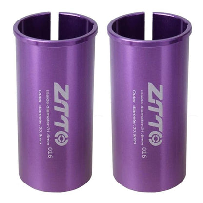 2pcs ZTTO Bicycle Seat Post Conversion Sleeve Reducer Cover, 25.4-27.2mm 001, 27.2-28.6mm 003, 27.2-30.4mm 004, 27.2-30.8mm 005, 27.2-31.6mm 006, 27.2-33.9mm 007, 31.8-34.9mm 008, 30.9-31.6mm 009, 25.4-30.9mm 010, 25.4-31.6mm 011, 27.2-30mm 012        ...