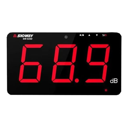 9.6 inch Wall Mounted Decibel Meter Large Screen Environmental Noise Monitor