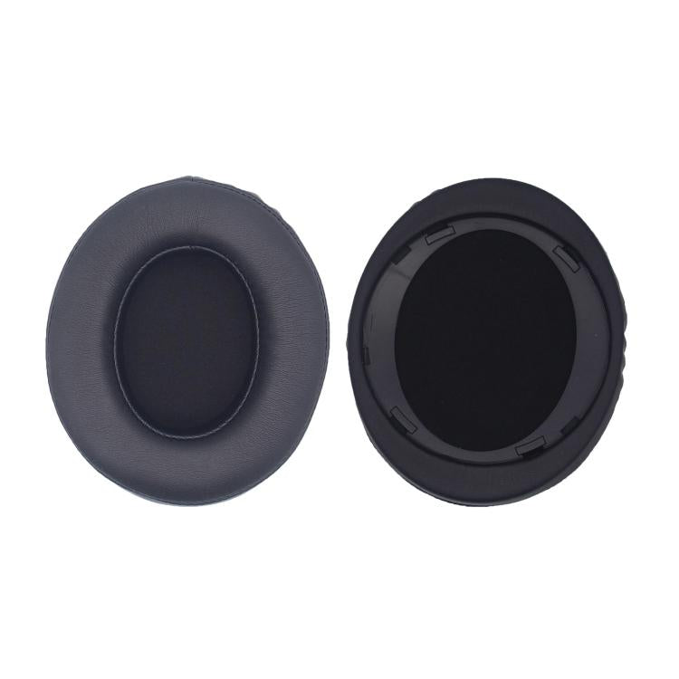For Philips SHP9500 1pair Headphones Sponge Cover Earmuffs, Black Leather, Black Flannel, Gray Cotton Linen, Black Ice Gel