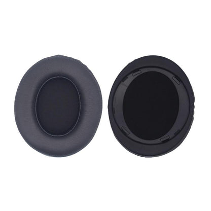 For Philips SHP9500 1pair Headphones Sponge Cover Earmuffs, Black Leather, Black Flannel, Gray Cotton Linen, Black Ice Gel