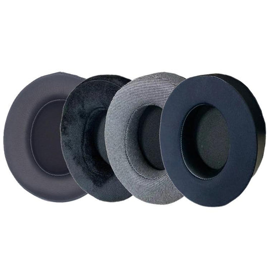 For Philips SHP9500 1pair Headphones Sponge Cover Earmuffs, Black Leather, Black Flannel, Gray Cotton Linen, Black Ice Gel
