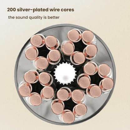CVJ TS800 Eight Strands Copper Silver Plated Interchangeable Audio Plugs Headphone Upgrade Cable, 4.4mm S Pin, 4.4mm 0.75mm, 4.4mm 0.78mm, 4.4mm MMCX, Type-C S Pin, Type-C 0.75mm, Type-C 0.78mm, Type-C MMCX