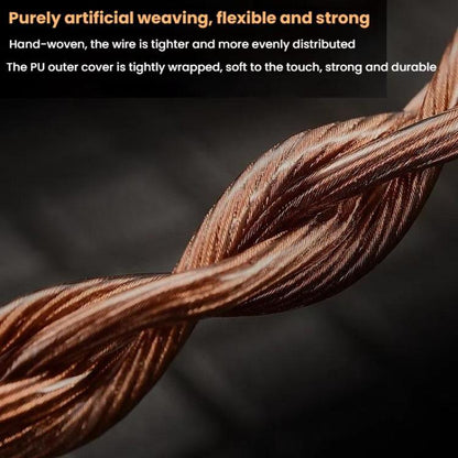CVJ VS400 Interchangeable Audio Plug Oxygen-Free Copper Headphone Upgrade Cable, 4.4mm S Pin, 4.4mm 0.75mm, 4.4mm 0.78mm, 4.4mm MMCX, Type-C 0.75mm, Type-C 0.78mm, Type-C MMCX, Type-C S Pin