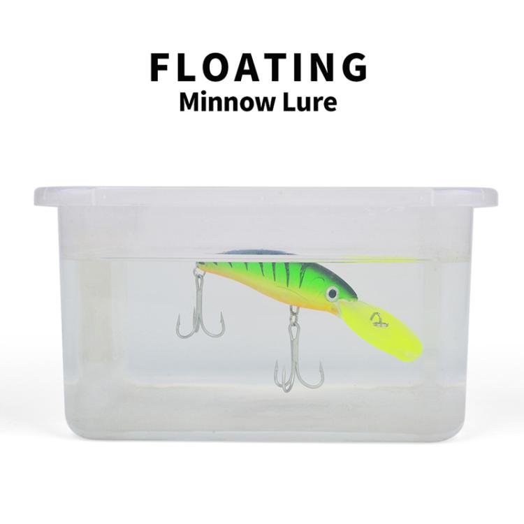 PROBEROS DW627 Leurre Bionique de Pêche Minnow Grande Distance, A, B, C, D, E, F, G, H, I, J