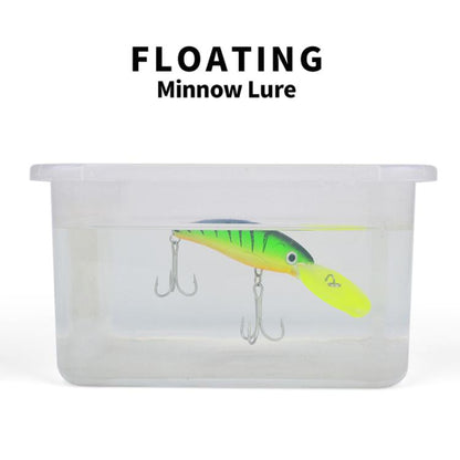 PROBEROS DW627 Leurre Bionique de Pêche Minnow Grande Distance, A, B, C, D, E, F, G, H, I, J