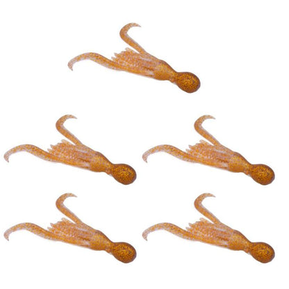 PROBEROS DW6123 Leurre souple simulant un calmar, 10 cm-4,8 g, Leurre de pêche en mer pour poulpe, 5 pièces/paquet