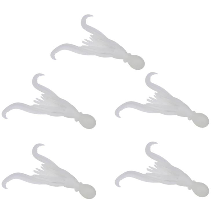 PROBEROS DW6123 Leurre souple simulant un calmar, 10 cm-4,8 g, Leurre de pêche en mer pour poulpe, 5 pièces/paquet