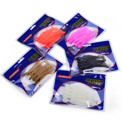 PROBEROS DW6123 Leurre souple simulant un calmar, 10 cm-4,8 g, Leurre de pêche en mer pour poulpe, 5 pièces/paquet