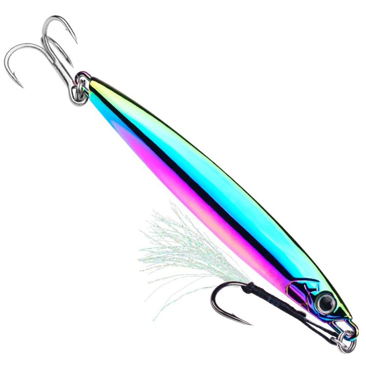 Leurre en alliage de zinc PROBEROS LF144, longue distance de lancer, récupération rapide, pour maquereau espagnol, imitation miroir, 15g, 20g, 30g, 40g, 60g, 80g, 10g