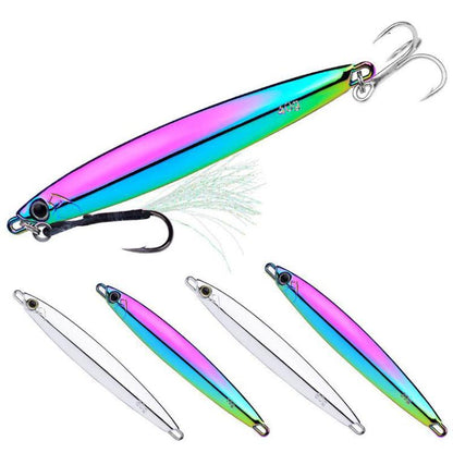 Leurre en alliage de zinc PROBEROS LF144, longue distance de lancer, récupération rapide, pour maquereau espagnol, imitation miroir, 15g, 20g, 30g, 40g, 60g, 80g, 10g