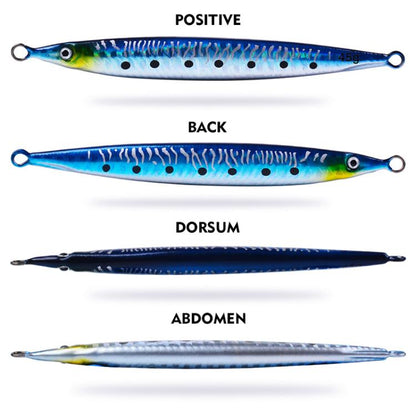 PROBEROS LF151 Long-Distance Casting Sinking Lure 3D Fast-Draw Sea Fishing Mackerel Hook, 14G, 17G, 21G, 28G, 35G, 45G